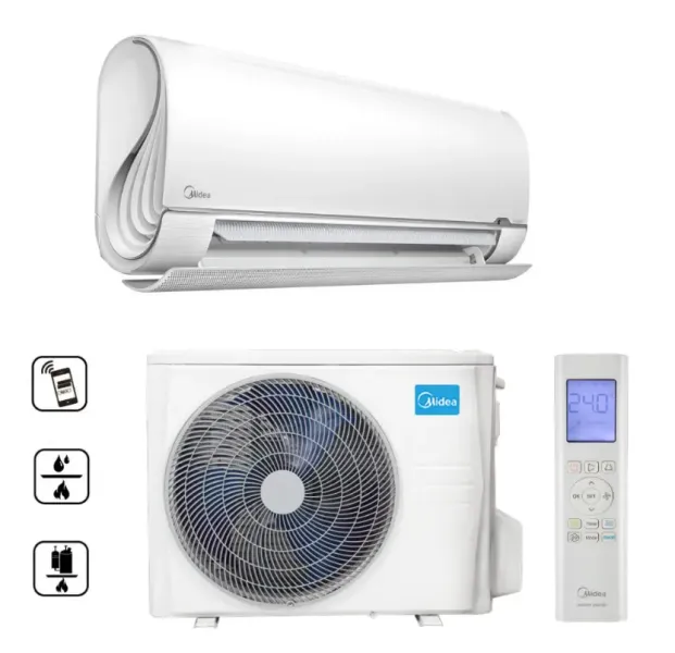 Midea BreezeleSS+ MSF4-09-SP 2,6 kW oldalfali split klíma Midea BreezeleSS+ MSF4-09-SP 2,6 kW oldalfali split klíma